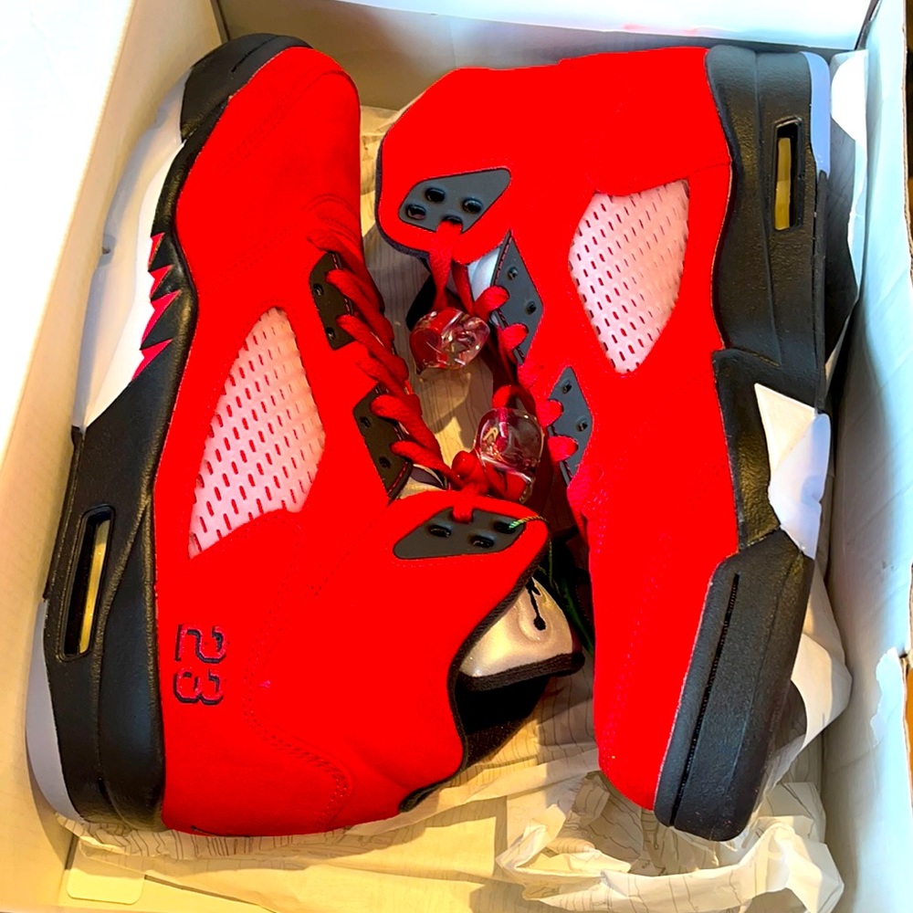 Jordan 5 Retro Raging Bull Red (2021) size 9.5 NEW